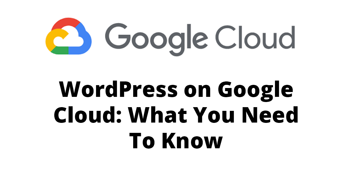 WordPress on Google Cloud
